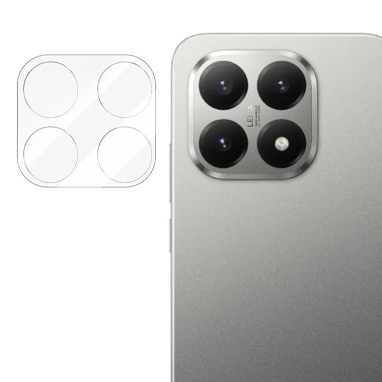 For Xiaomi 15T 5G LeReach TF Series AirGlass Version HD Wear-Resistant Camera Lens Glass Film(Clear with Black Frame)