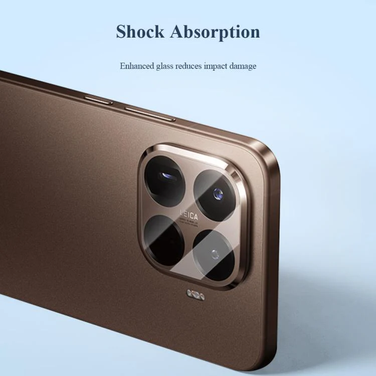 For Xiaomi 15T Pro 5G 2pcs/Set LeReach TF Series AirGlass Version HD Wear-Resistant Camera Lens Glass Film(Clear with Black Frame) - Image 4