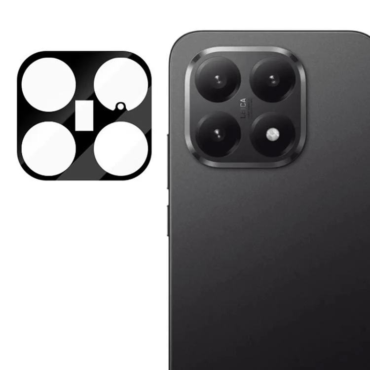 For Xiaomi 15T Pro 5G LeReach TF Series AirGlass Version HD Wear-Resistant Camera Lens Glass Film(Black)
