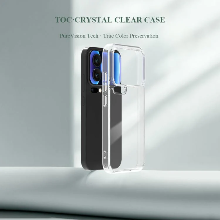 For Xiaomi 17 LeReach TOC Clear Series Composite Armor TPU Acrylic Hybrid Shockproof Phone Case(Transparent) - Image 6