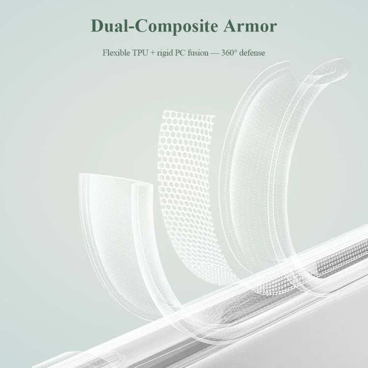 For Xiaomi 17 LeReach TOC Clear Series Composite Armor TPU Acrylic Hybrid Shockproof Phone Case(Transparent) - Image 7