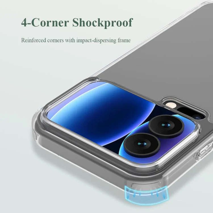 For Xiaomi 17 LeReach TOC Clear Series Composite Armor TPU Acrylic Hybrid Shockproof Phone Case(Transparent) - Image 8