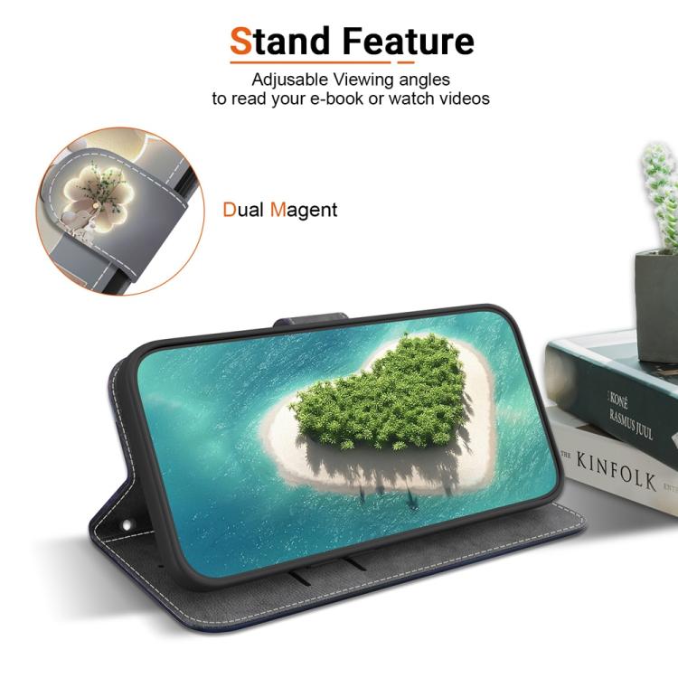 For Xiaomi 17 Max 5G Crystal Texture Colored Drawing Leather Phone Case(Elephants) - Image 6