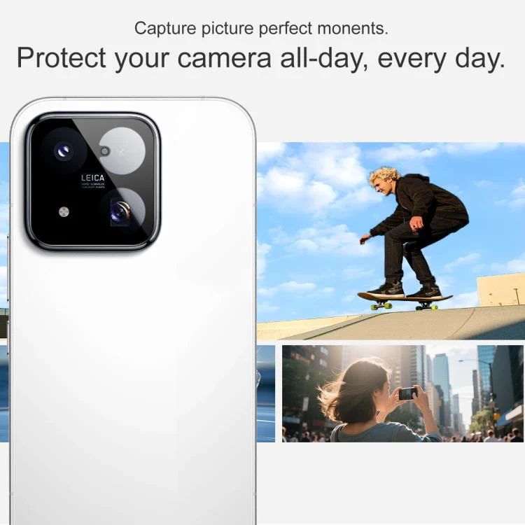 For Xiaomi 17 Max 5G IMAK Black Version HD Glass Rear Camera Lens Film, Self-positioning Version - Image 6