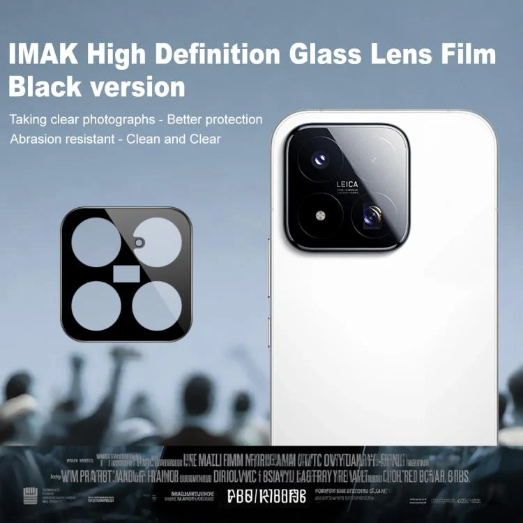 For Xiaomi 17 Max 5G IMAK Rear Camera Lens Glass Film Black Version - Image 2