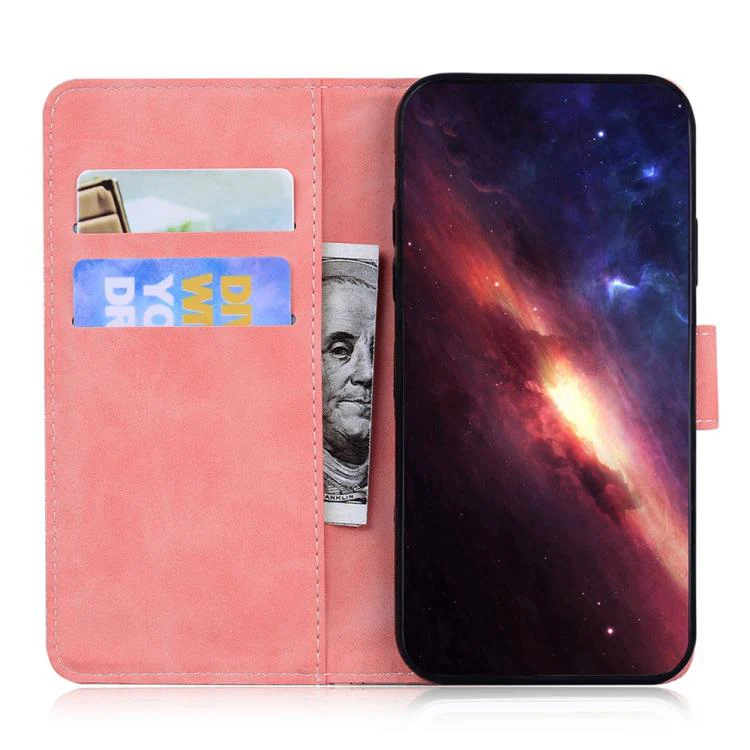 For Xiaomi 17 Max 5G Skin Feel Pure Color Flip Leather Phone Case(Pink) - Image 4