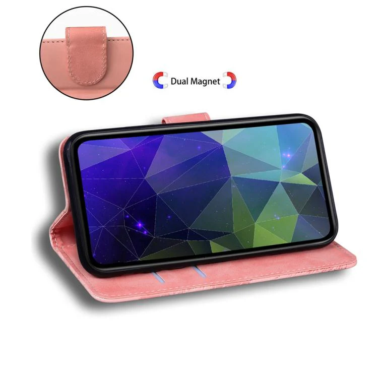 For Xiaomi 17 Max 5G Skin Feel Pure Color Flip Leather Phone Case(Pink) - Image 5