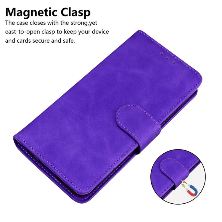 For Xiaomi 17 Max 5G Skin Feel Pure Color Flip Leather Phone Case(Purple) - Image 6