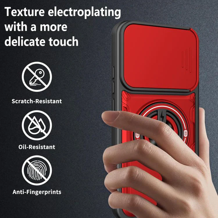 For Xiaomi 17 Multifunctional Sliding Camshield Ring Holder Phone Case(Black) - Image 10