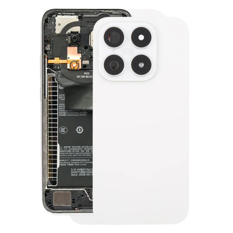 For Xiaomi 17 Original Battery Back Cover with Camera Lens Frame(White)