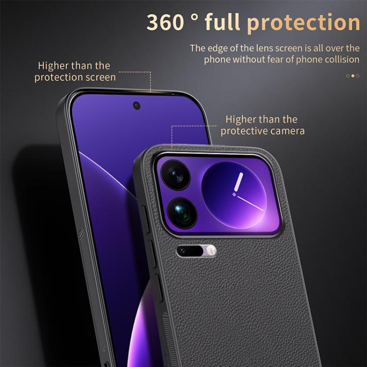 For Xiaomi 17 Pro Max HUIYI Leather Magnetic Phone Case(Grey) - Image 5