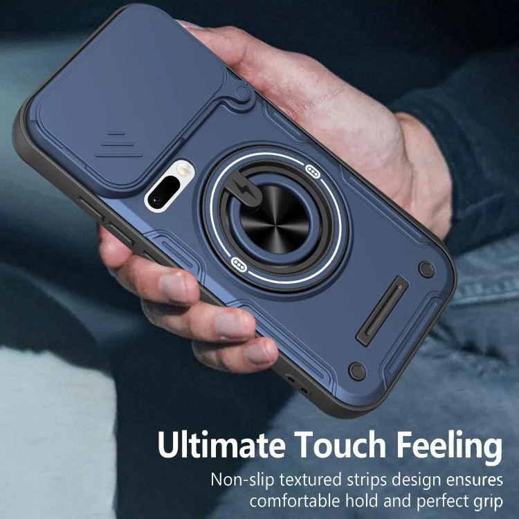 For Xiaomi 17 Pro Max Multifunctional Sliding Camshield Ring Holder Phone Case(Red) - Image 6