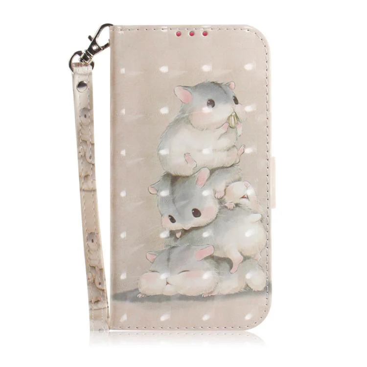 For Xiaomi 17T 5G 3D Colored Flip Leather Phone Case(Squirrels) - Image 2