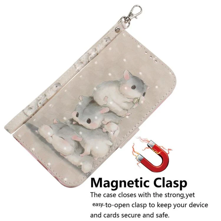 For Xiaomi 17T 5G 3D Colored Flip Leather Phone Case(Squirrels) - Image 6