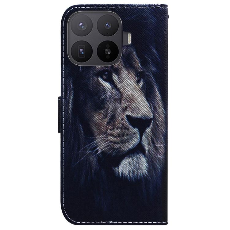 For Xiaomi 17T 5G Coloured Drawing Flip Leather Phone Case(Lion) - Image 3