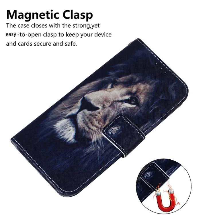 For Xiaomi 17T 5G Coloured Drawing Flip Leather Phone Case(Lion) - Image 6