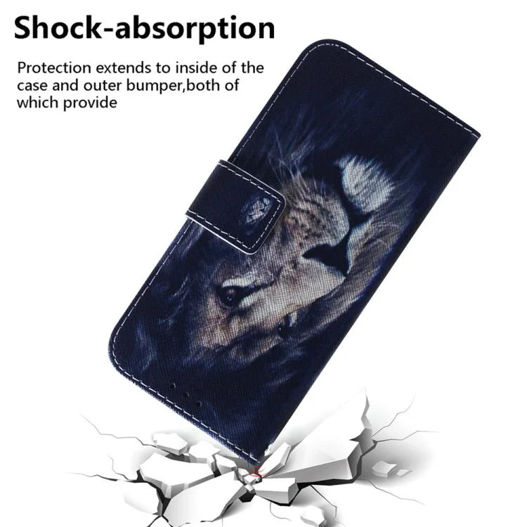 For Xiaomi 17T 5G Coloured Drawing Flip Leather Phone Case(Lion) - Image 7