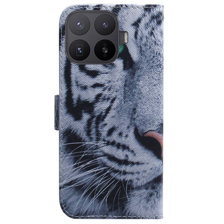 For Xiaomi 17T 5G Coloured Drawing Flip Leather Phone Case(Tiger) - Image 3