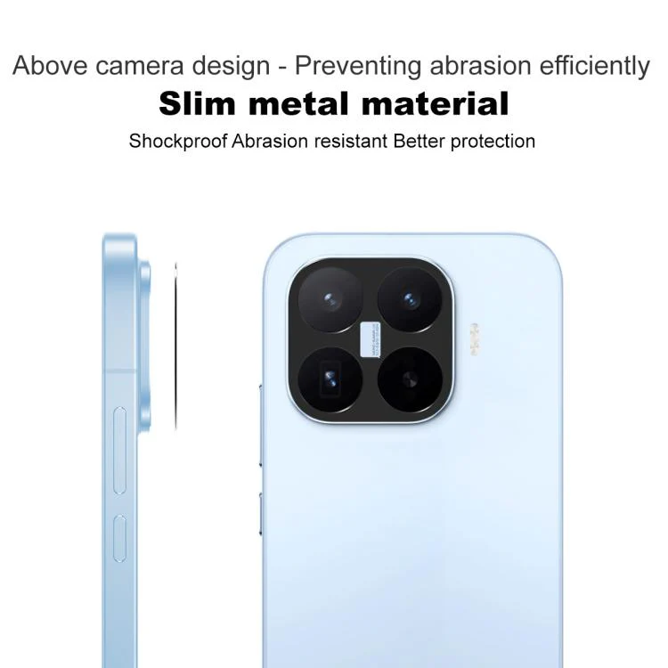 For Xiaomi 17T 5G IMAK Metal Camera Lens Protector Cover(Black) - Image 5