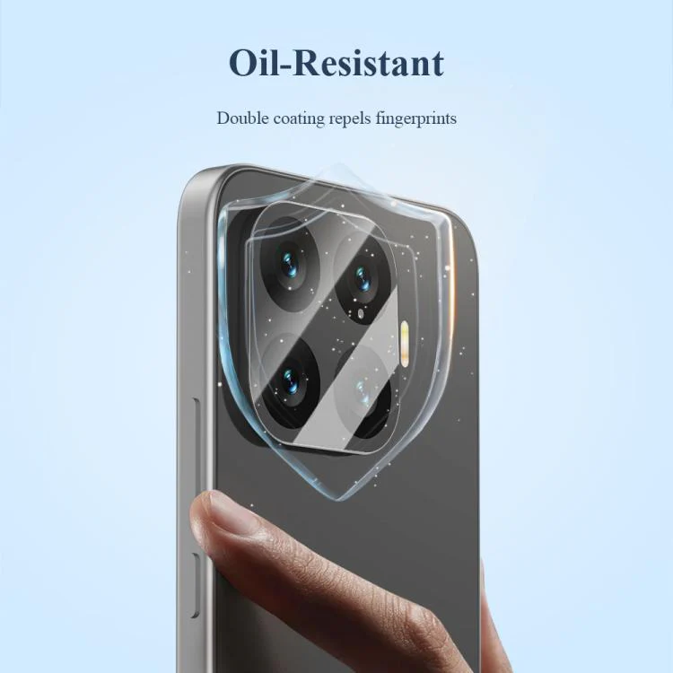 For Xiaomi 17T 5G LeReach TF Series AirGlass Version HD Wear-Resistant Camera Lens Glass Film(Black) - Image 5