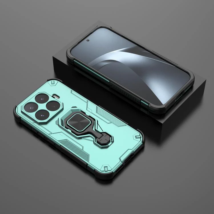 For Xiaomi 17T 5G Metal Kickstand TPU Hybrid PC Phone Case(Green) - Image 2