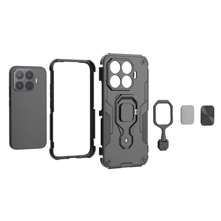 For Xiaomi 17T 5G Metal Kickstand TPU Hybrid PC Phone Case(Green) - Image 5