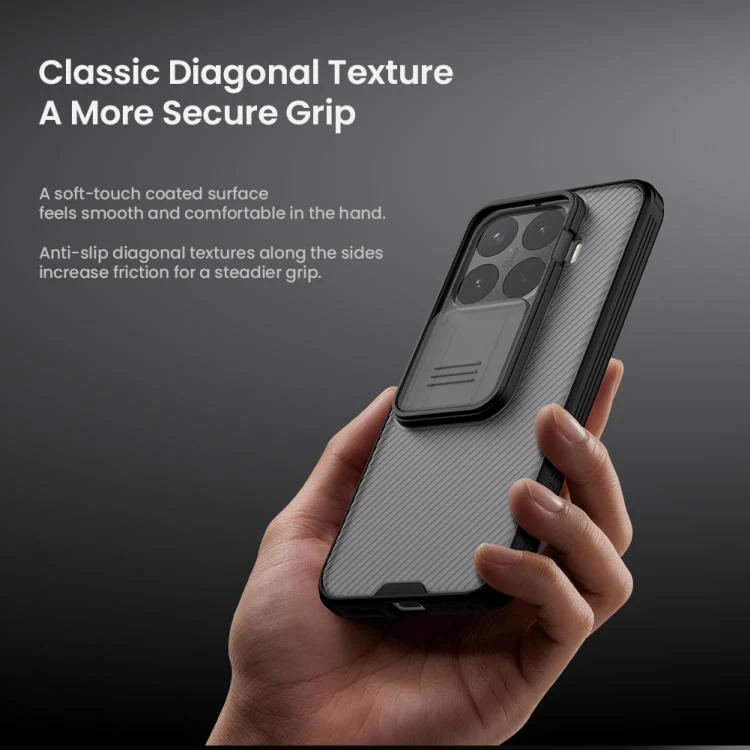 For Xiaomi 17T 5G NILLKIN Black Mirror Pro Series Camshield PC Phone Case(Black) - Image 9