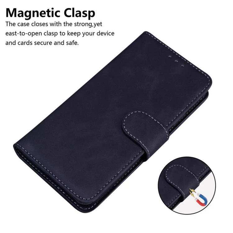 For Xiaomi 17T 5G Skin Feel Pure Color Flip Leather Phone Case(Black) - Image 6