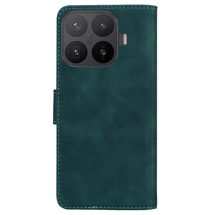 For Xiaomi 17T 5G Skin Feel Pure Color Flip Leather Phone Case(Green) - Image 3