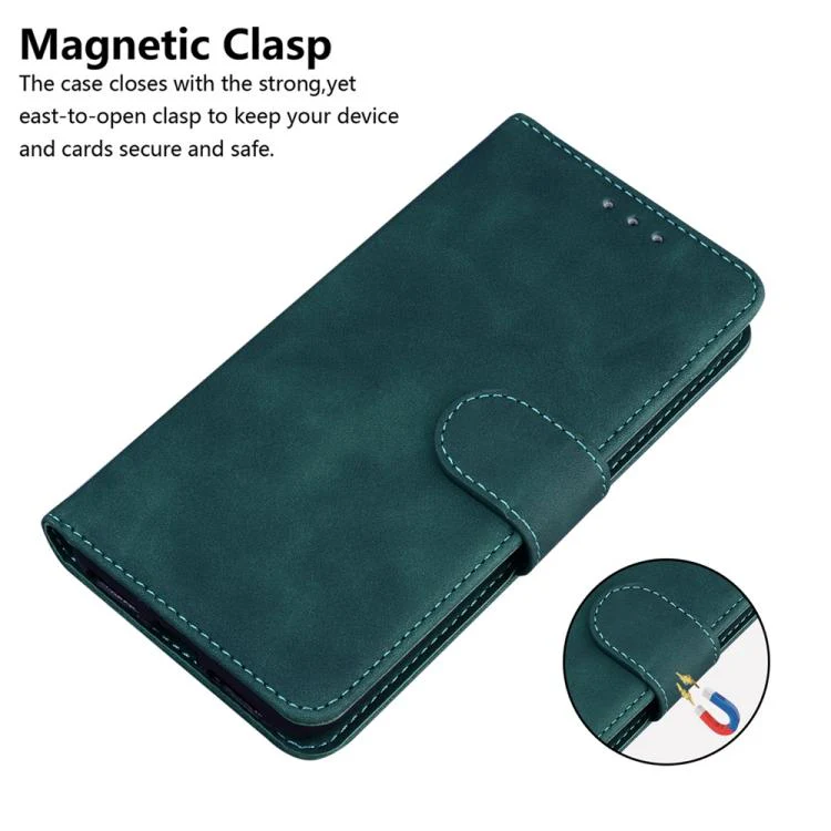 For Xiaomi 17T 5G Skin Feel Pure Color Flip Leather Phone Case(Green) - Image 6