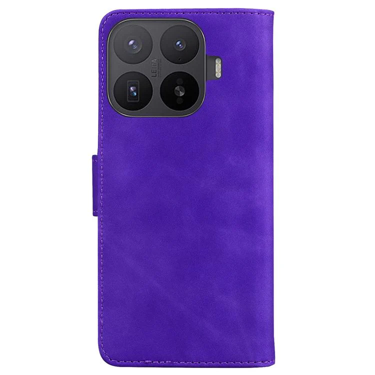 For Xiaomi 17T 5G Skin Feel Pure Color Flip Leather Phone Case(Purple) - Image 3