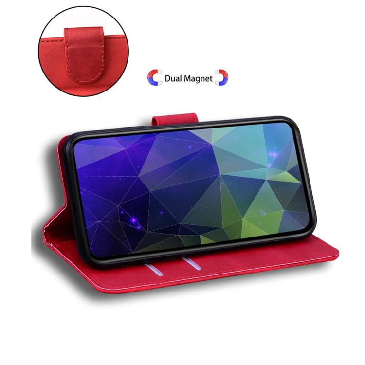For Xiaomi 17T 5G Skin Feel Pure Color Flip Leather Phone Case(Red) - Image 5