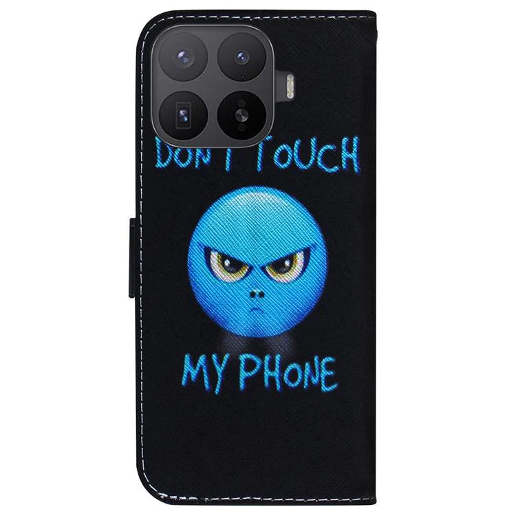 For Xiaomi 17T Pro 5G Coloured Drawing Flip Leather Phone Case(Anger) - Image 3