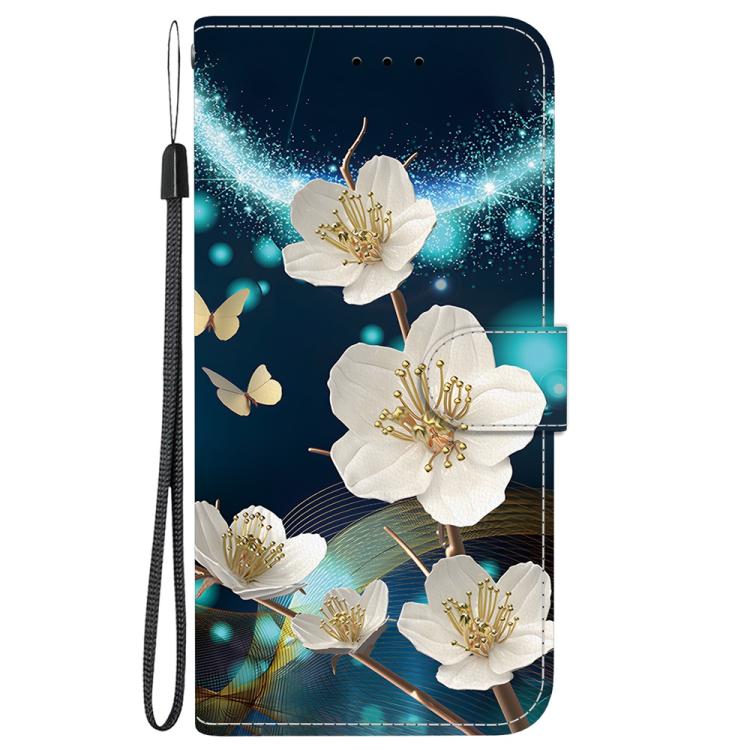 For Xiaomi 17T Pro 5G Crystal Texture Colored Drawing Leather Phone Case(Magnolia) - Image 2