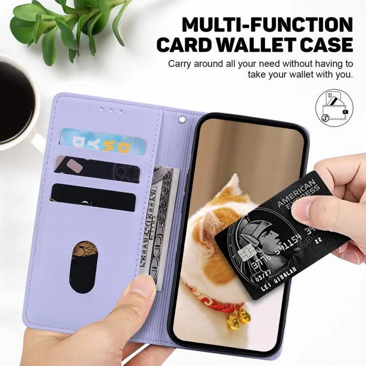 For Xiaomi 17T Pro 5G Cute Cats RFID Leather Phone Case(Purple) - Image 6