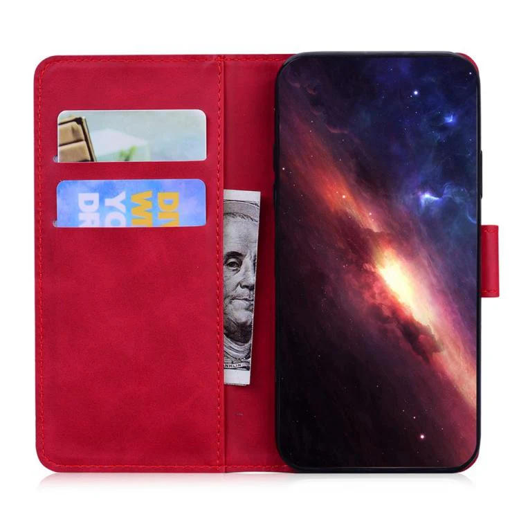 For Xiaomi 17T Pro 5G Skin Feel Pure Color Flip Leather Phone Case(Red) - Image 4