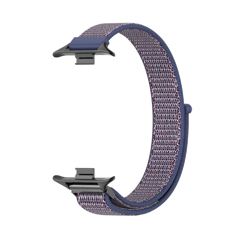 For Xiaomi Band 10 Pro / Redmi Watch 6 / 5 MIJOBS Breathable Nylon Loop Watch Band(Midnight Blue Black) - Image 2