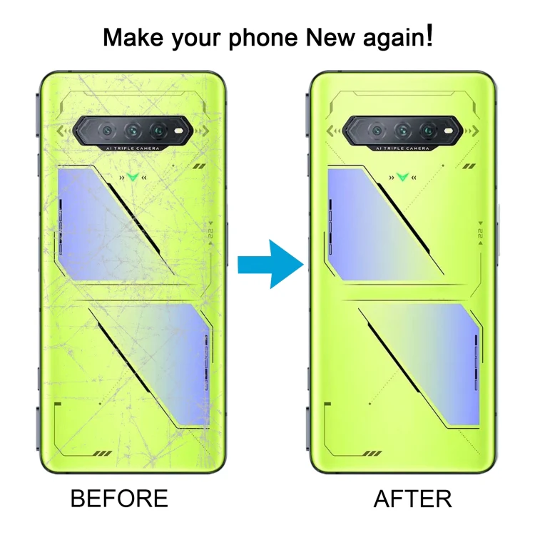 For Xiaomi Black Shark 5 RS Original Battery Back Cover(Yellow) - Image 6