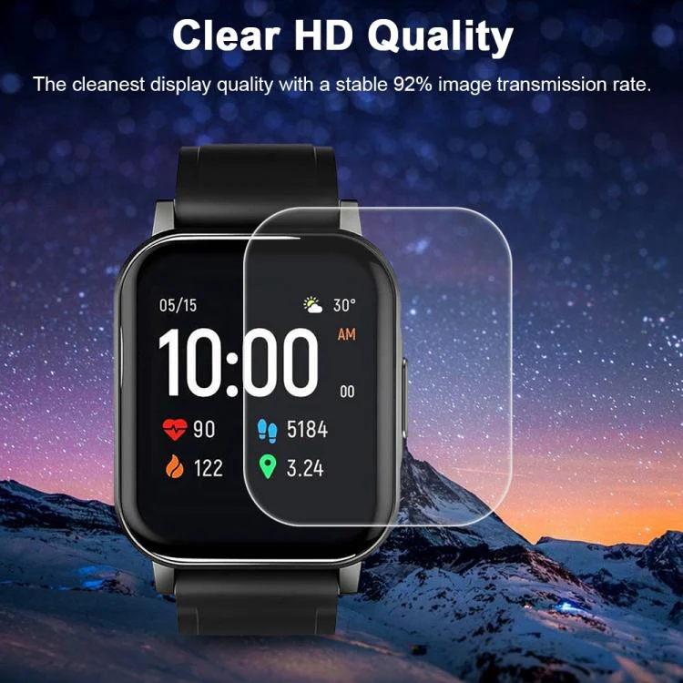 For Xiaomi Haylou LS02 5pcs xDfind Soft Hydrogel Film Full Cover Watch Front Protector - Image 6