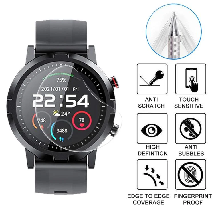 For Xiaomi Haylou LS05S / RT 5pcs xDfind Soft Hydrogel Film Full Cover Watch Front Protector - Image 3