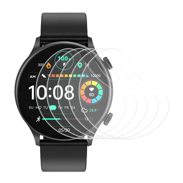 For Xiaomi Haylou LS16 / RT3 5pcs xDfind Soft Hydrogel Film Full Cover Watch Front Protector