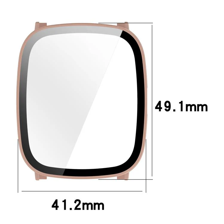 For Xiaomi Haylou RS5 Tempered Glass Film Integrated PC Watch Protective Case(Ivory White) - Image 7
