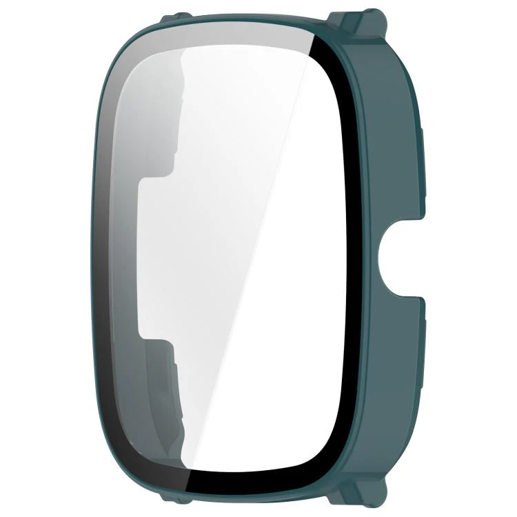 For Xiaomi Haylou RS5 Tempered Glass Film Integrated PC Watch Protective Case(Pine Green) - Image 4