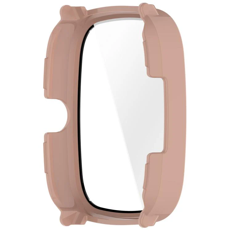 For Xiaomi Haylou RS5 Tempered Glass Film Integrated PC Watch Protective Case(Pink) - Image 5