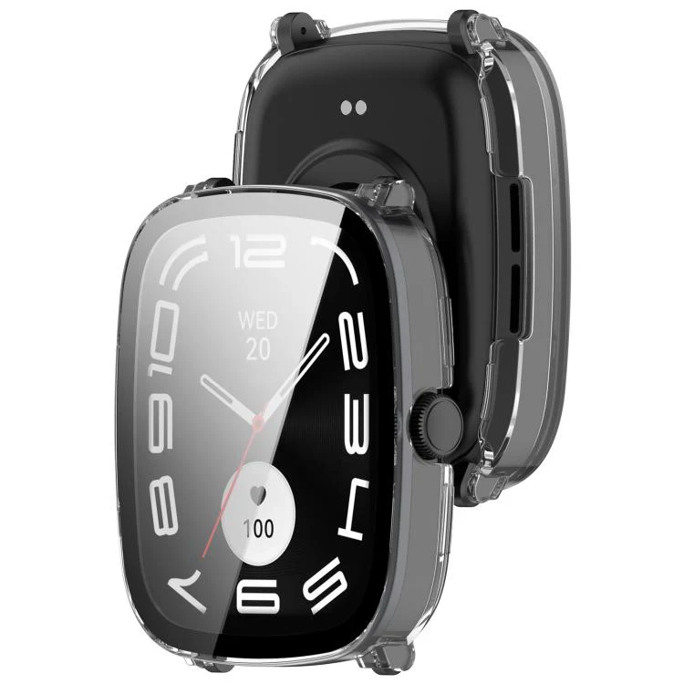 For Xiaomi Haylou RS5 Tempered Glass Film Integrated PC Watch Protective Case(Transparent) - Image 3