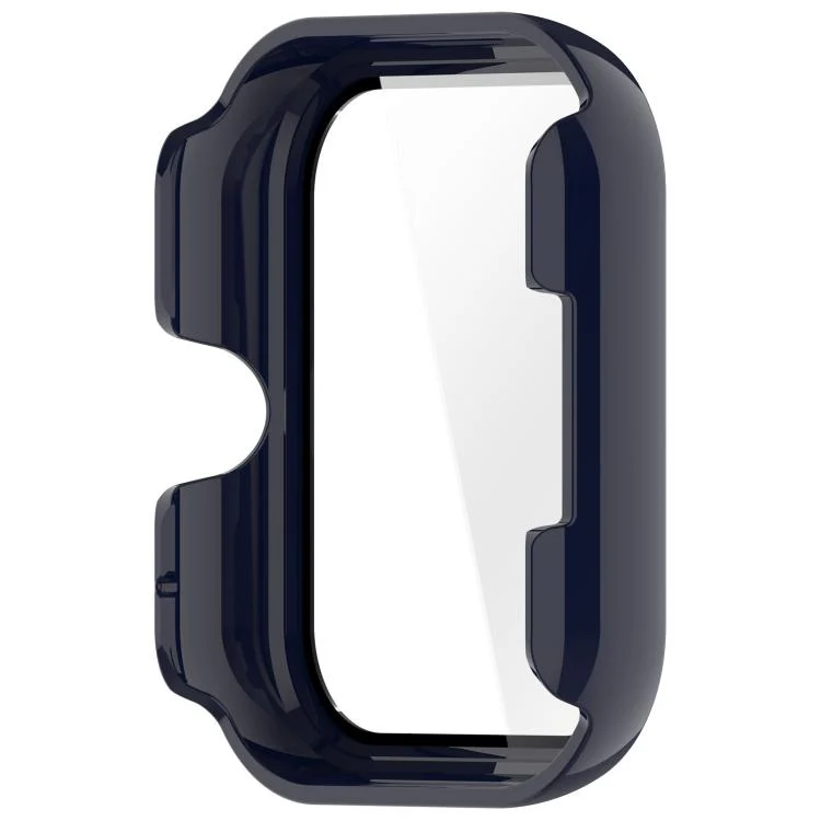 For Xiaomi Haylou Watch 4 Tempered Film Integrated PC Watch Protective Case(Ink Blue) - Image 5