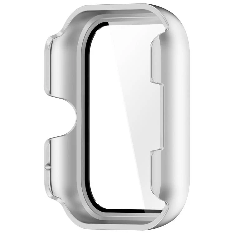 For Xiaomi Haylou Watch 4 Tempered Film Integrated PC Watch Protective Case(Matte Silver) - Image 5