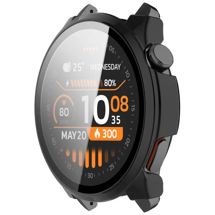 For Xiaomi Haylou Watch 4S Tempered Film Integrated PC Watch Protective Case(Black) - Image 2