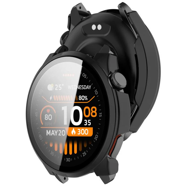 For Xiaomi Haylou Watch 4S Tempered Film Integrated PC Watch Protective Case(Black) - Image 3