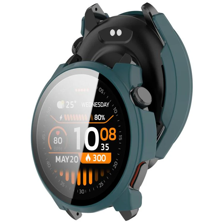 For Xiaomi Haylou Watch 4S Tempered Film Integrated PC Watch Protective Case(Green) - Image 3